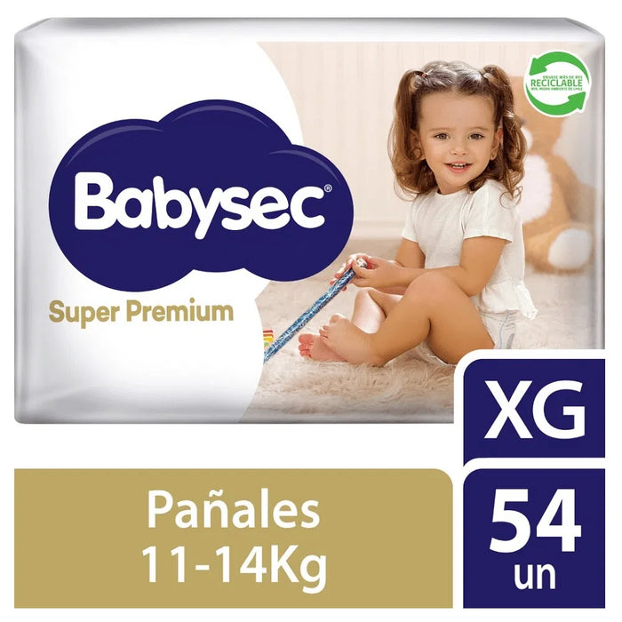 PAÑAL BABYSEC SUPER PREMIUM