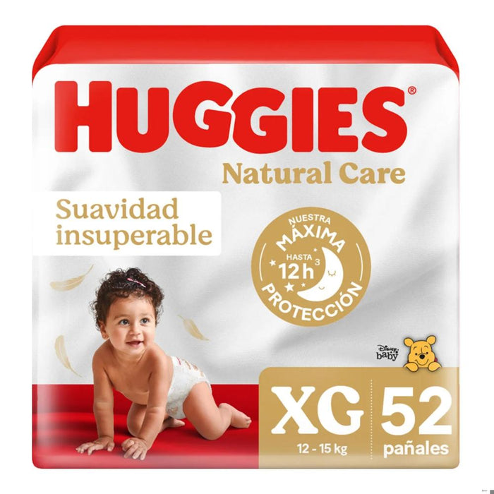 PAÑAL HUGGIES NATURAL CARE QUINCENAL