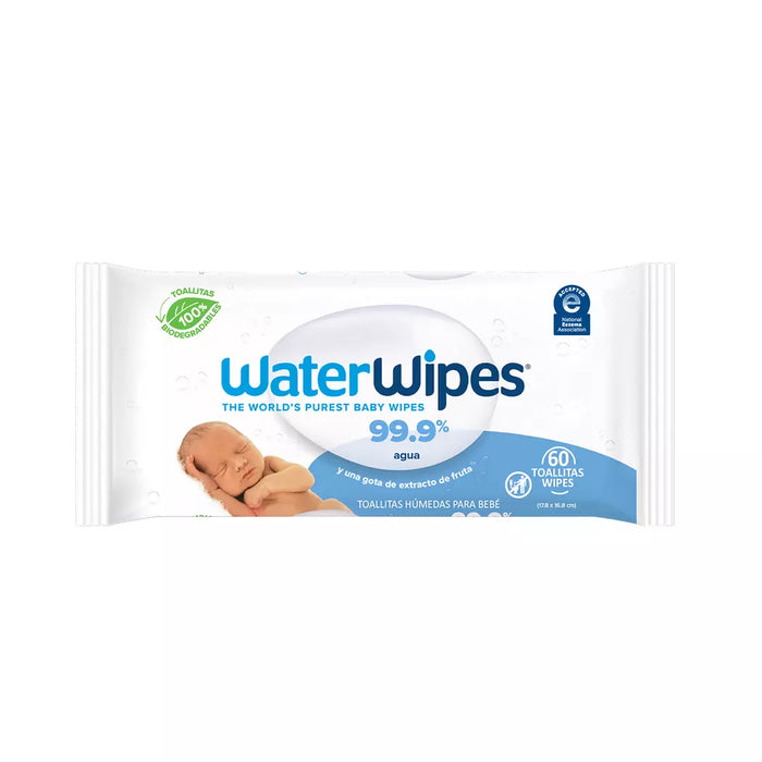 TOALLA HÚMEDA WATERWIPES 60UN.