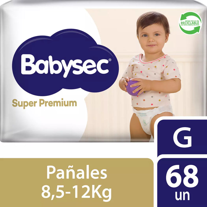 PAÑAL BABYSEC SUPER PREMIUM