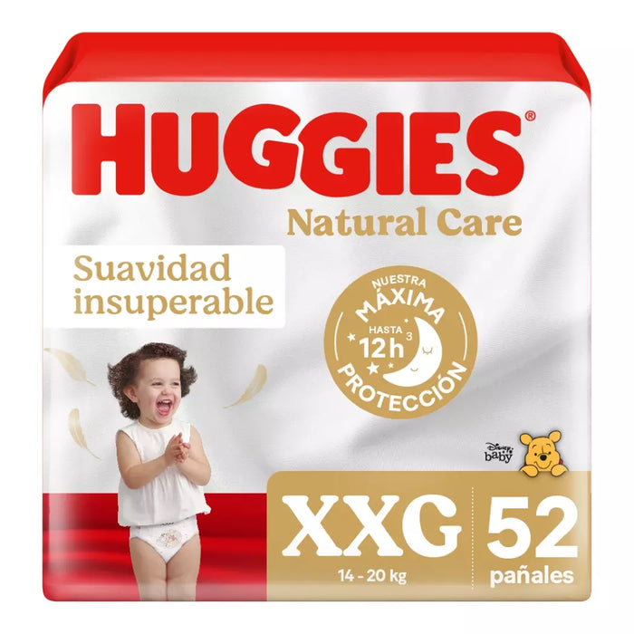 PAÑAL HUGGIES NATURAL CARE QUINCENAL