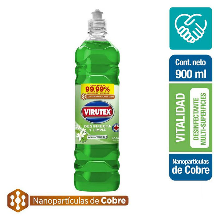 LIMPIADOR DESINFECTANTE VIRUTEX 900ML