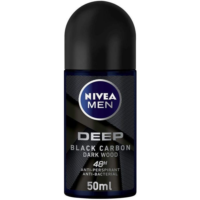 DESODORANTE ROLL ON NIVEA MEN DEEP BLACK CARBON 50ML