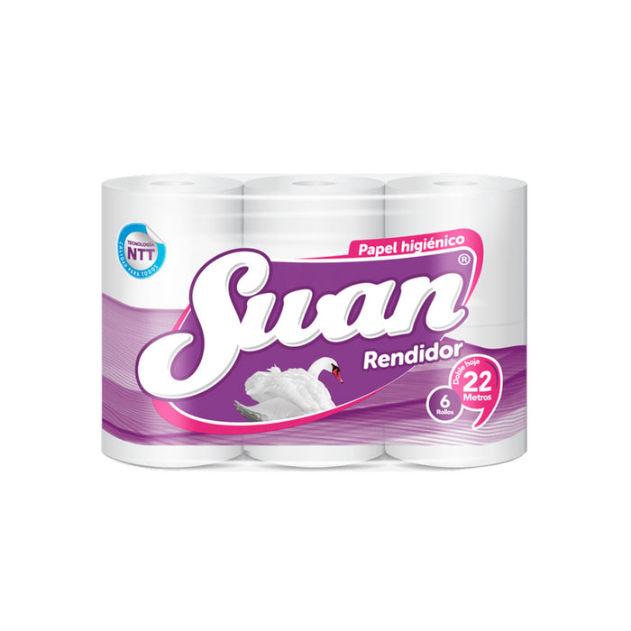 PAPEL HIGIÉNICO SWAN 22 MTS 8 X 6 UN