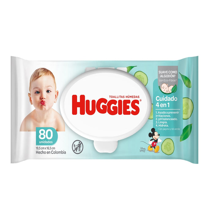 TOALLA HÚMEDA HUGGIES 4EN1 80 UN