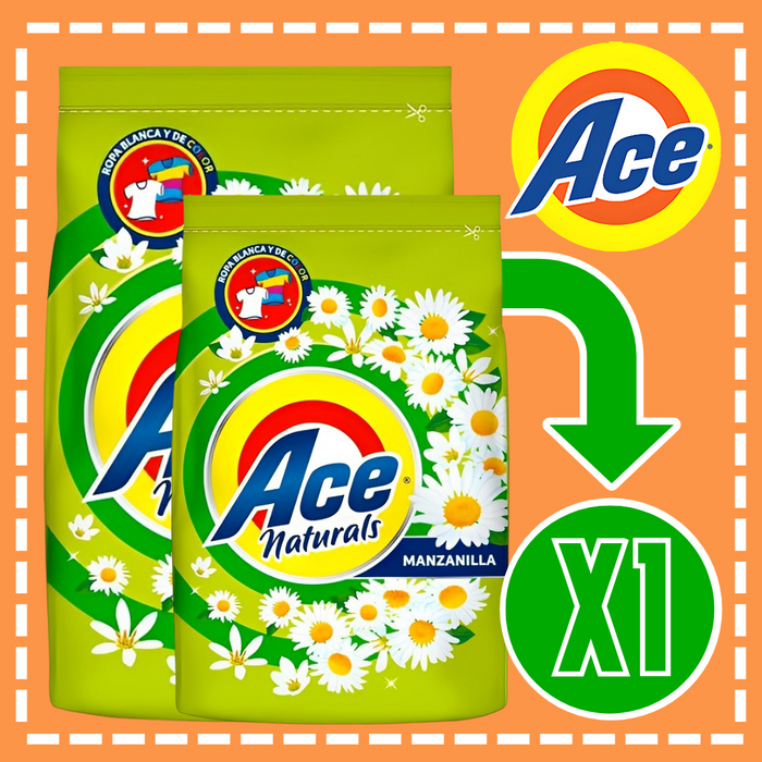 DETERGENTE POLVO ACE 3 KG VARIEDADES