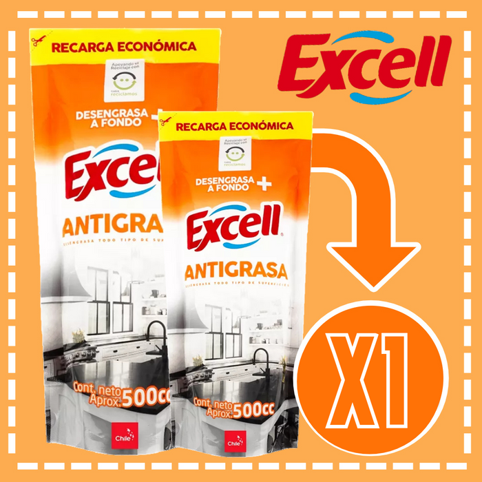 EXCELL ANTIGRASA DOYPACK 500 CC