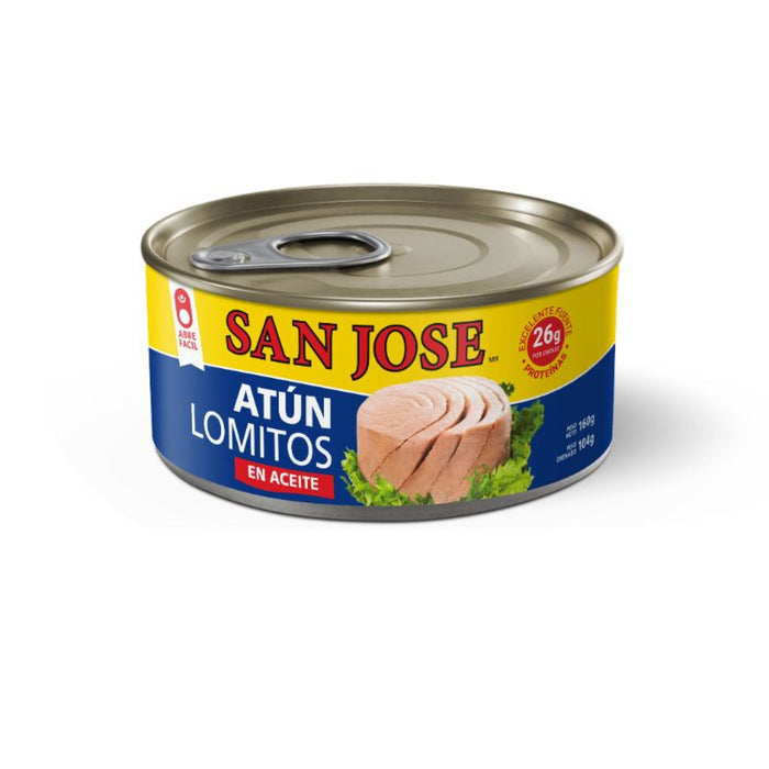 ATÚN LOMITO SAN JOSÉ 160 GR AGUA Y ACEITE