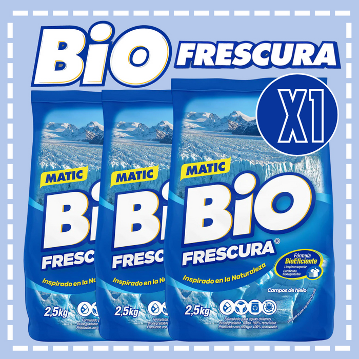 DETERGENTE POLVO BIO FRESCURA 2.5 KG VARIEDADES