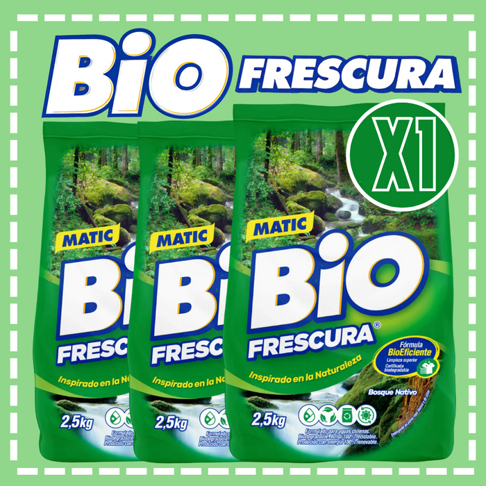 DETERGENTE POLVO BIO FRESCURA 2.5 KG VARIEDADES