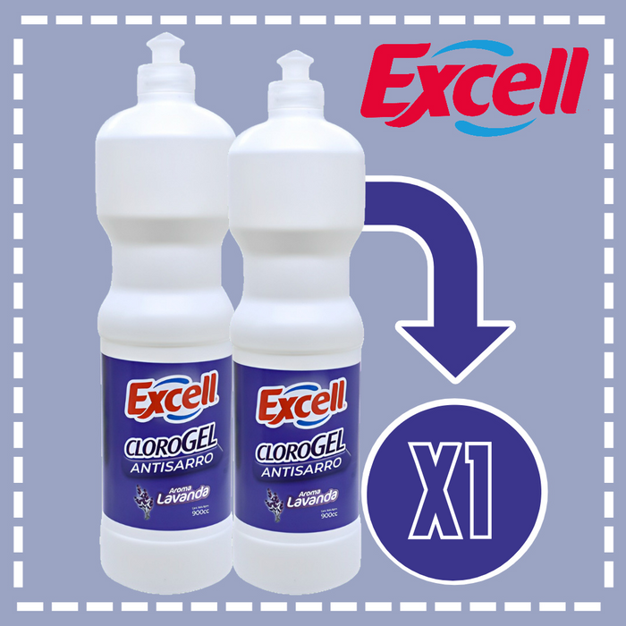 EXCELL CLOROGEL 900 CC VARIEDADES