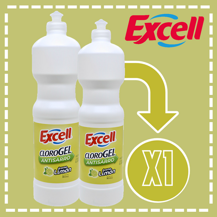 EXCELL CLOROGEL 900 CC VARIEDADES