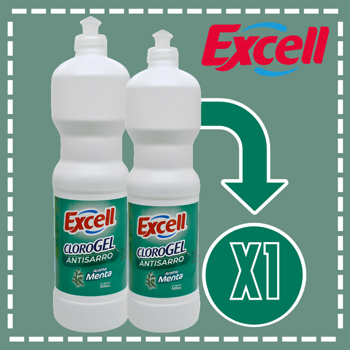 EXCELL CLOROGEL 900 CC VARIEDADES