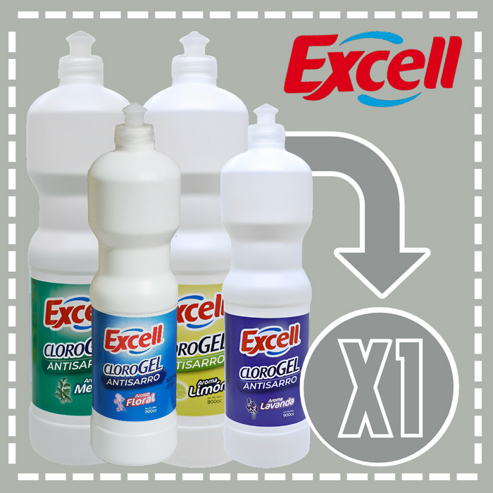 EXCELL CLOROGEL 900 CC VARIEDADES