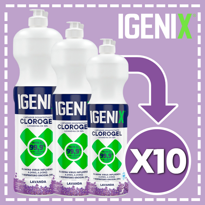 CLORO GEL IGENIX CAJA 10UN.