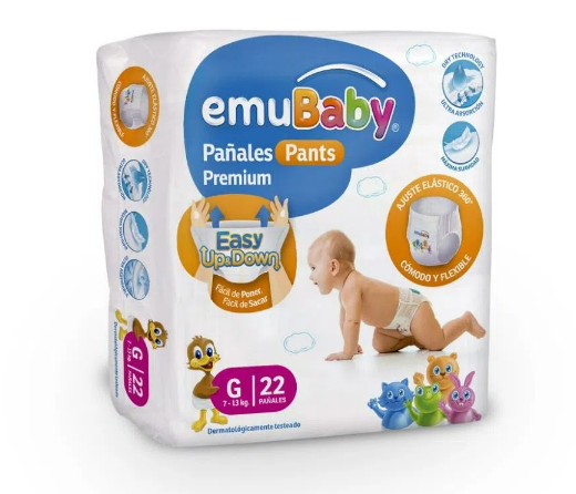 PAÑAL EMUBABY PANTS PREMIUM