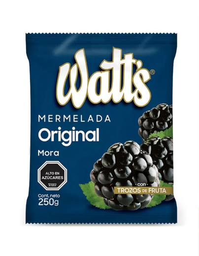 MERMELADAS WATTS 250 GR VARIEDADES