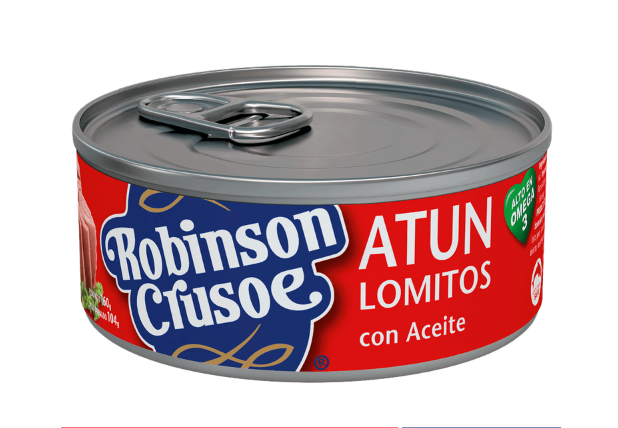 ATÚN ROBINSON CRUSOE EN ACEITE Y AGUA 104G