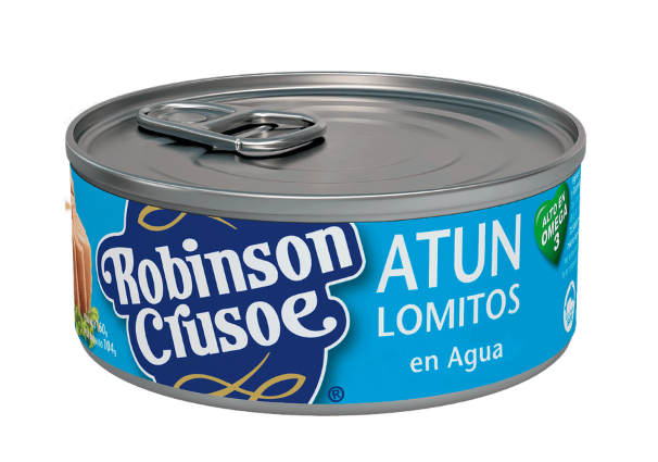 ATÚN ROBINSON CRUSOE EN ACEITE Y AGUA 104G