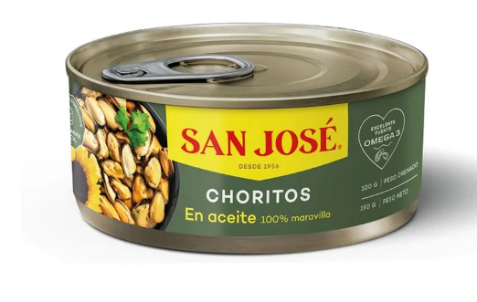 CHORITOS SAN JOSÉ EN AGUA Y ACEITE