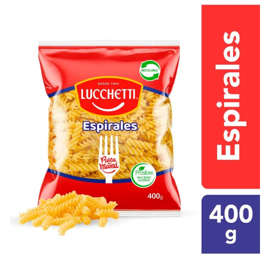 ESPIRALES LUCCHETTI 400GR