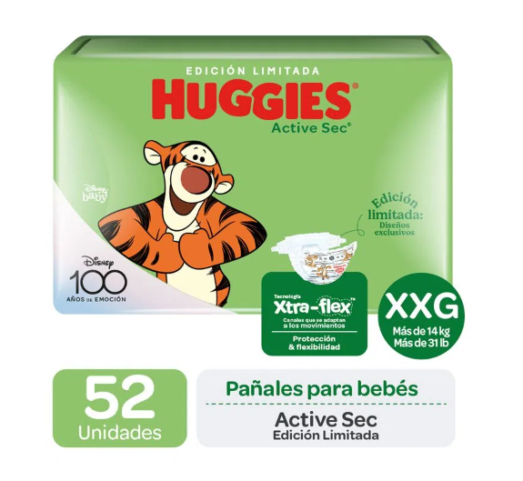 PAÑAL HUGGIES ACTIVE SEC