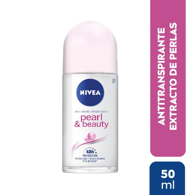 DESODORANTE NIVEA ROLL ON PEARL & BEAUTY 50ML