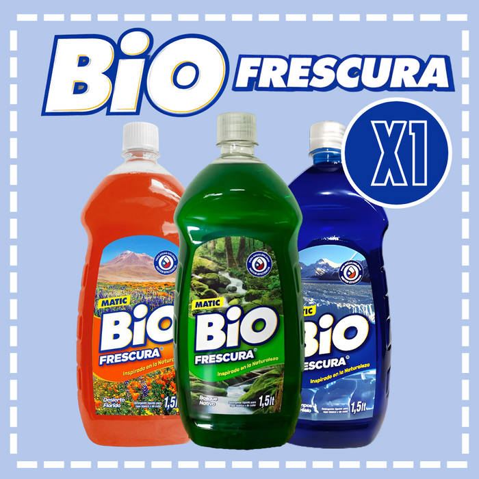 DETERGENTE LÍQUIDO BIO FRESCURA 1.5 LT VARIEDADES