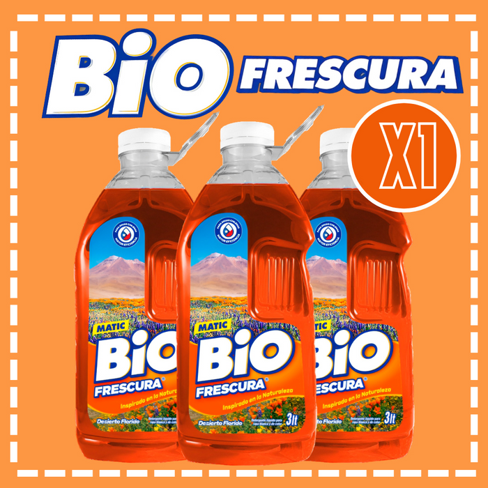 DETERGENTE LÍQUIDO BIO FRESCURA 3 LT VARIEDADES