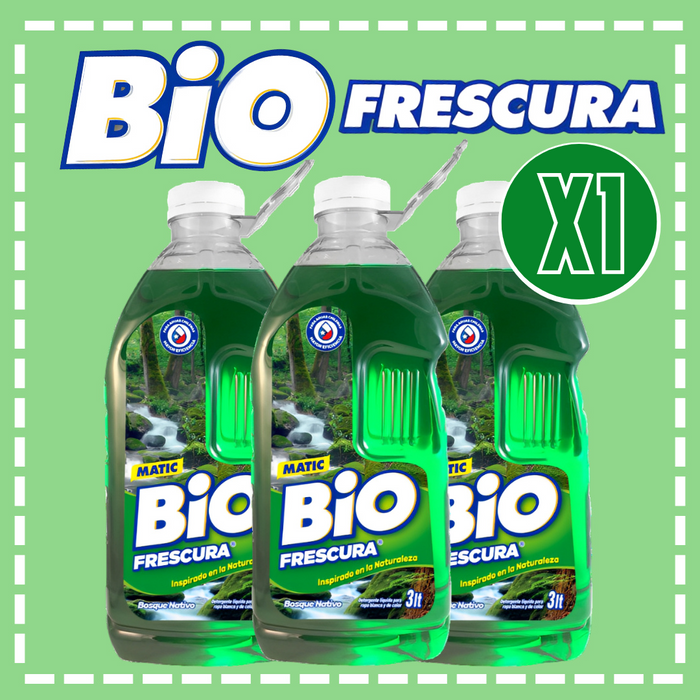 DETERGENTE LÍQUIDO BIO FRESCURA 3 LT VARIEDADES