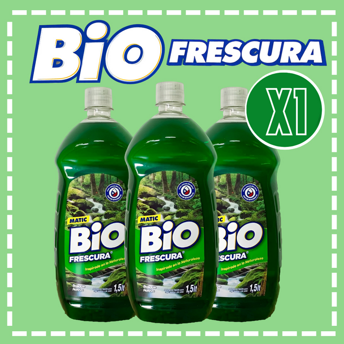 DETERGENTE LÍQUIDO BIO FRESCURA 1.5 LT VARIEDADES