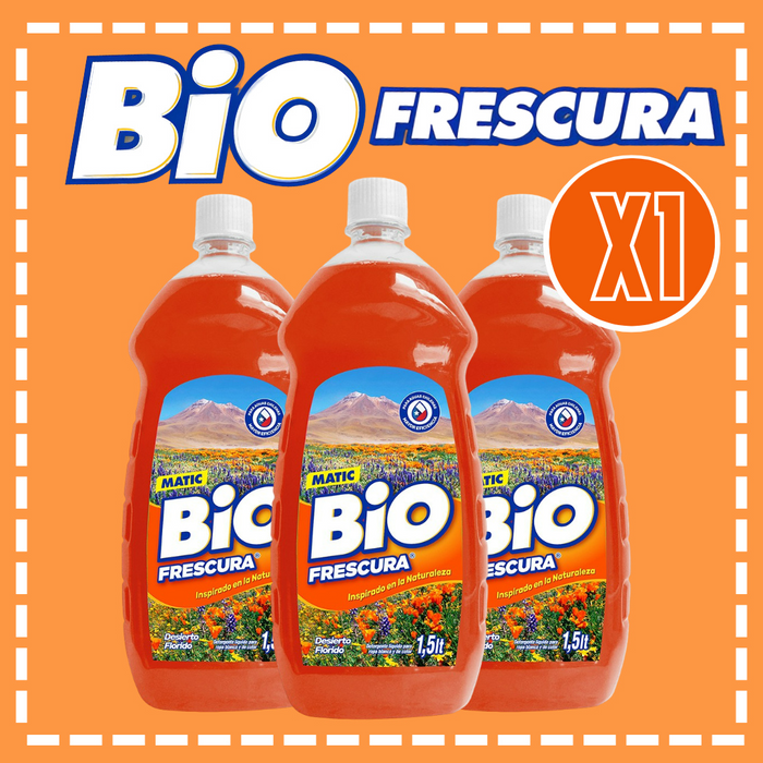 DETERGENTE LÍQUIDO BIO FRESCURA 1.5 LT VARIEDADES