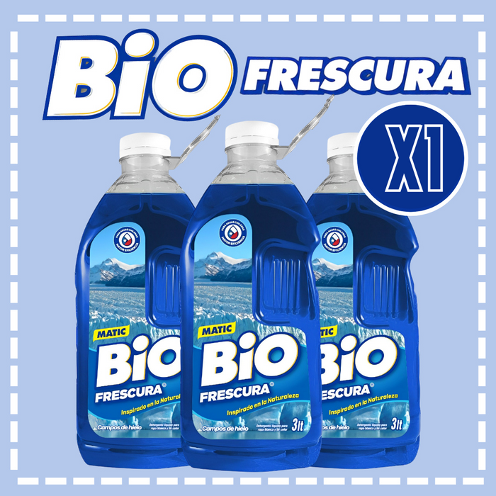 DETERGENTE LÍQUIDO BIO FRESCURA 3 LT VARIEDADES