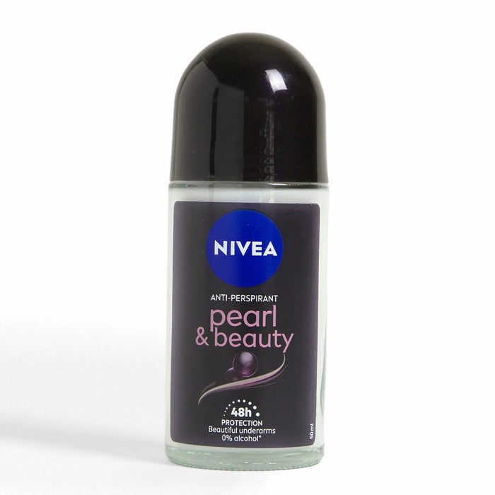 DESODORANTE ROLL ON NIVEA MUJER PEARL AND BEAUTY BLACK 50ML