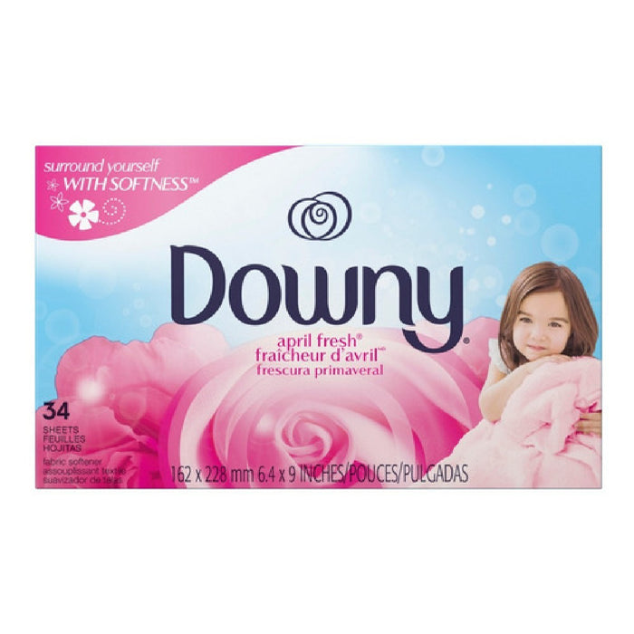 TOALLAS ANTIESTATICAS DOWNY SHEETS APRIL FRESH 34UN.