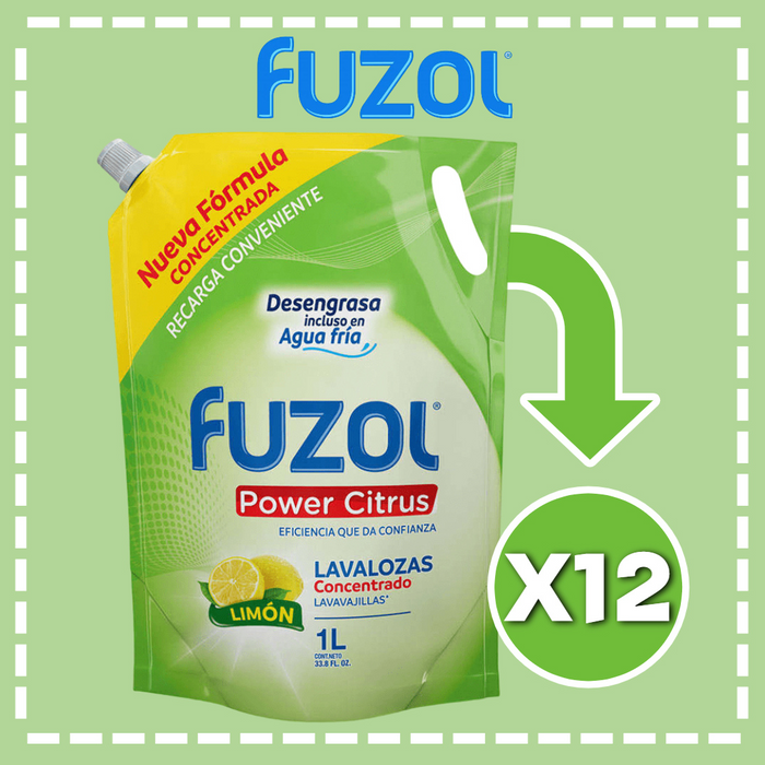 LAVALOZAS FUZOL 1LT CAJA 12UN.