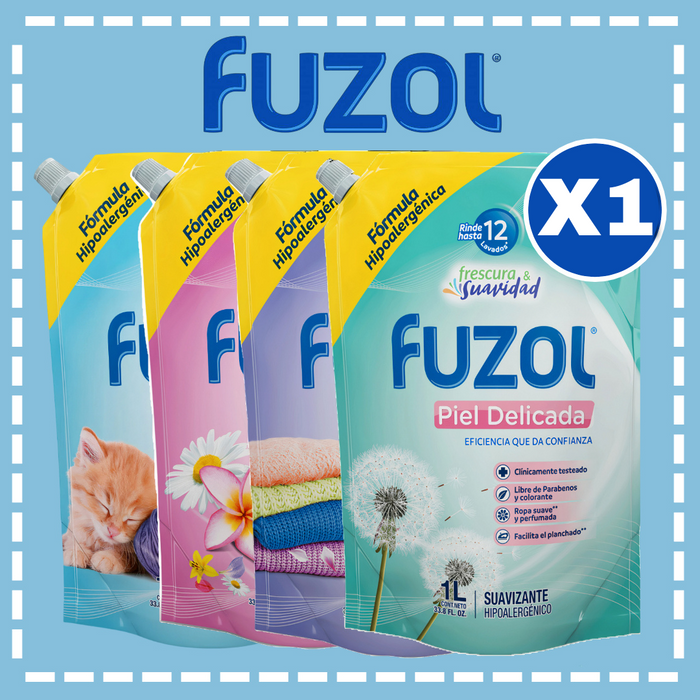 SUAVIZANTE FUZOL 1 LT VARIEDADES