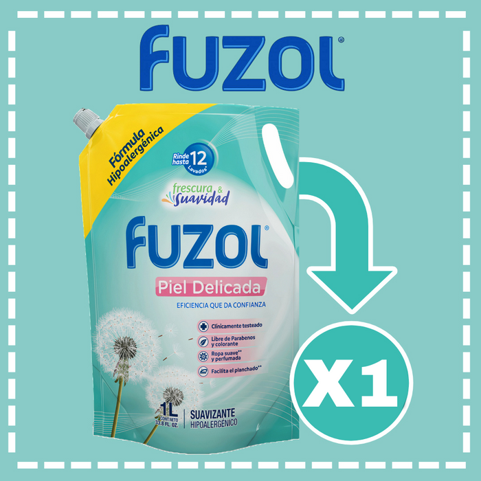 SUAVIZANTE FUZOL 1 LT VARIEDADES