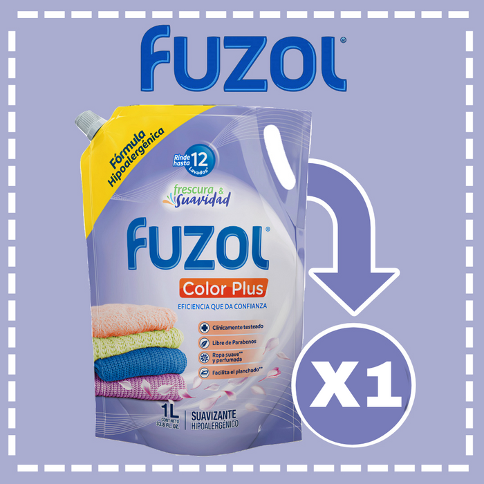 SUAVIZANTE FUZOL 1 LT VARIEDADES