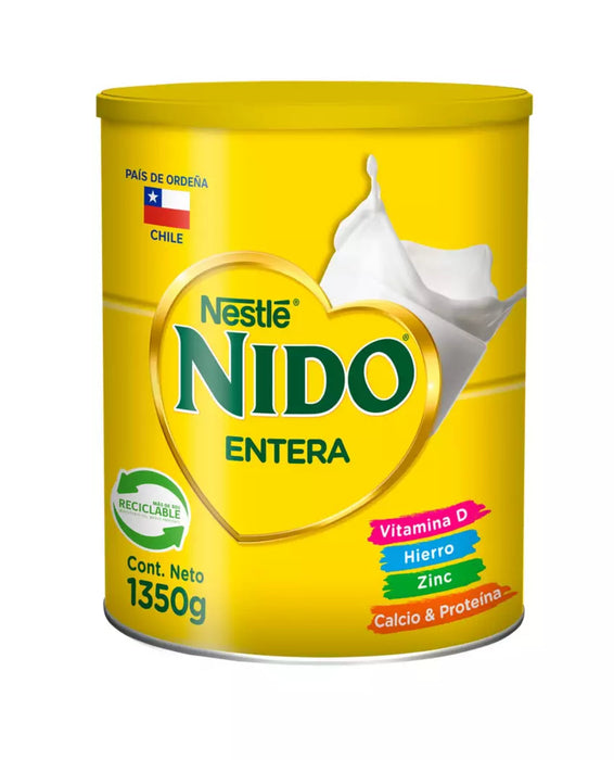 TARRO LECHE NIDO ENTERA 1350GR