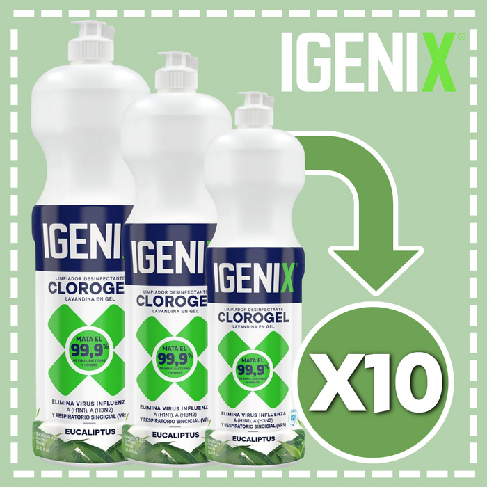 CLORO GEL IGENIX CAJA 10UN.