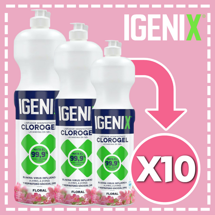 CLORO GEL IGENIX CAJA 10UN.