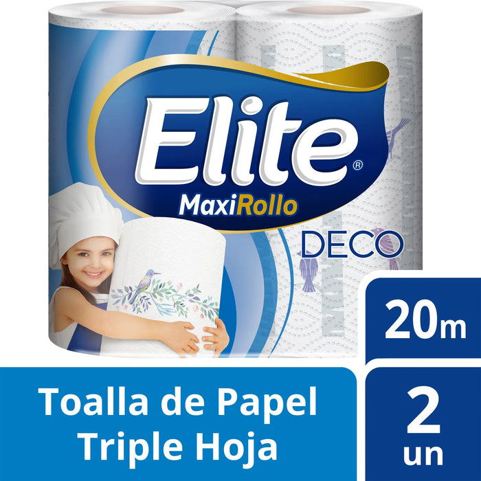 TOALLA DE PAPEL ELITE MAXIROLLO 20 MTS