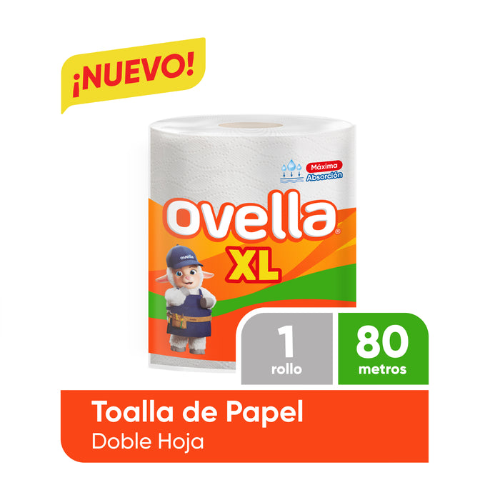 TOALLA DE PAPEL OVELLA XL 80mt