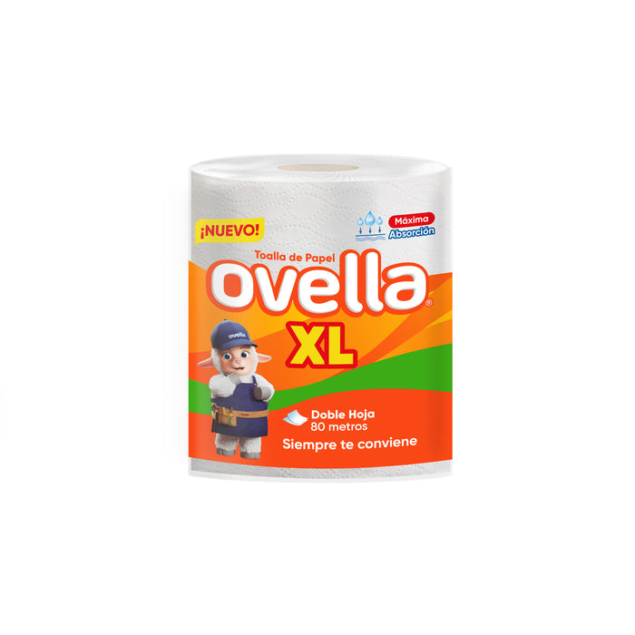 TOALLA DE PAPEL OVELLA XL 80mt