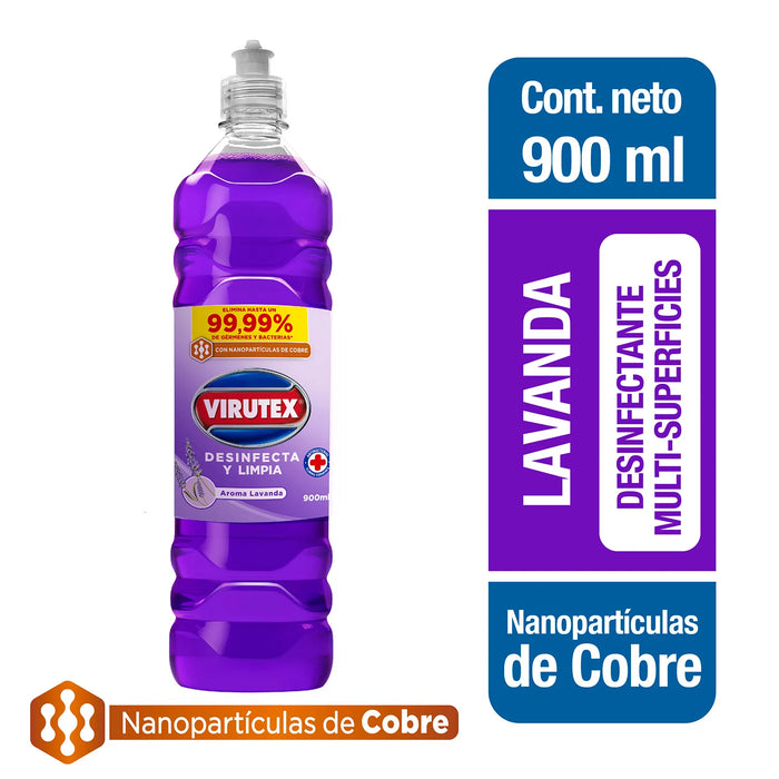 LIMPIADOR DESINFECTANTE VIRUTEX 900ML