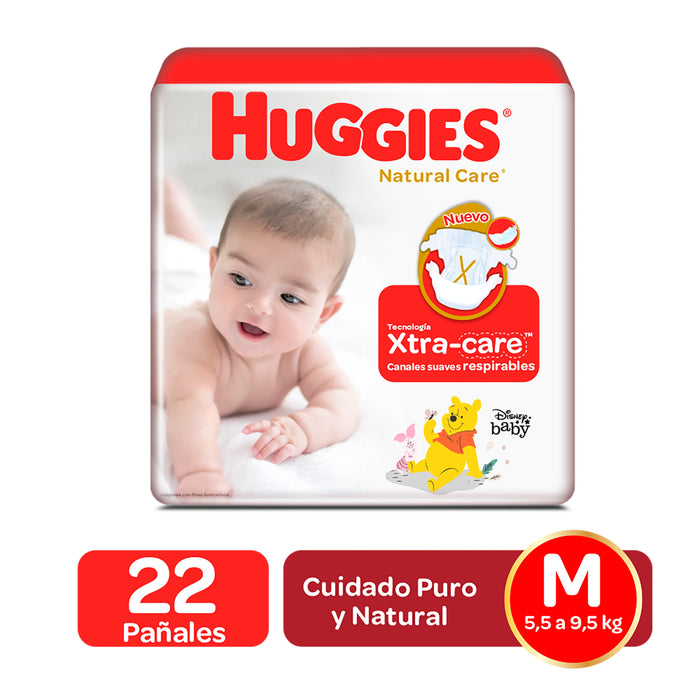 PAÑAL HUGGIES NATURAL CARE MAXI