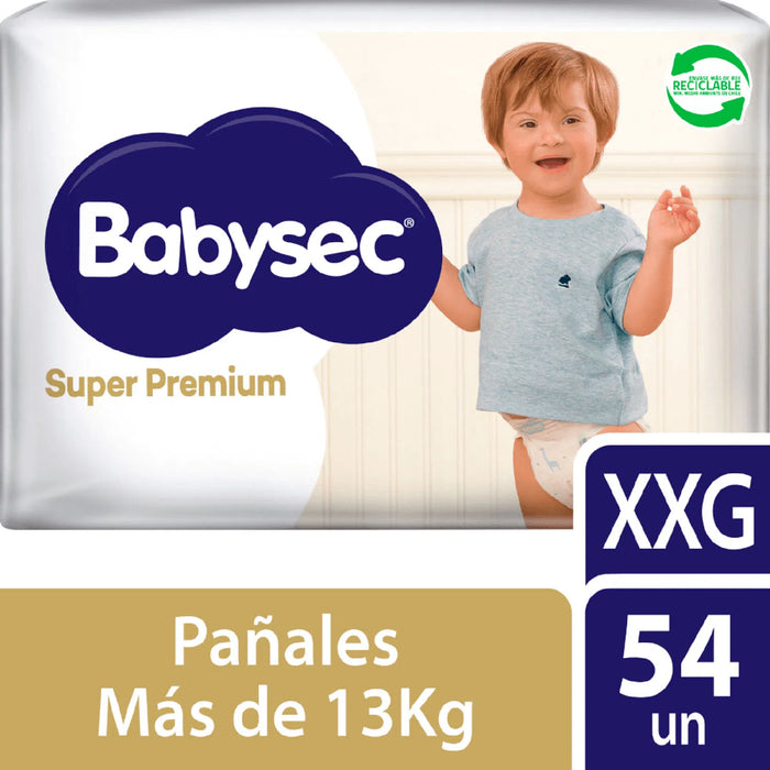 PAÑAL BABYSEC SUPER PREMIUM