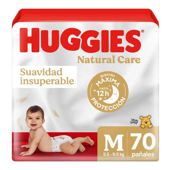 PAÑAL HUGGIES NATURAL CARE QUINCENAL