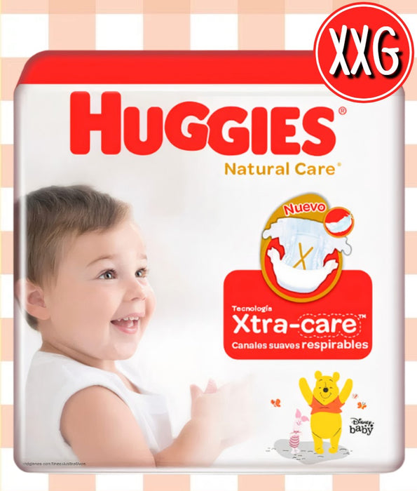 PAÑAL HUGGIES NATURAL CARE MAXI